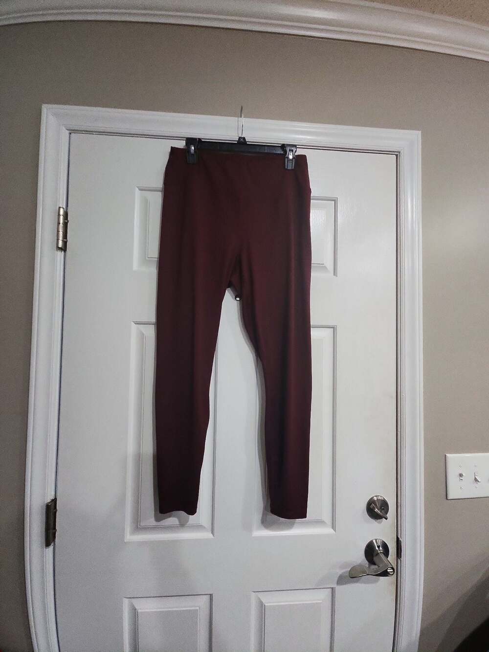 Maurices Women's Burgundy High-Waisted Athletic Leggings